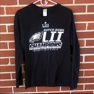 2018 Philadelphia Eagles long sleeve Super Bowl t-shirt